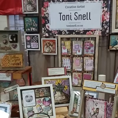 Toni Snell Creative Artist Stand at the General Collective Show